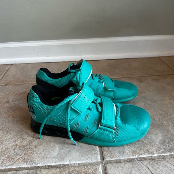 Reebok CROSSFIT Lifter Plus 2.0  TEAL GRAVEL BLUE - Picture 1 of 8